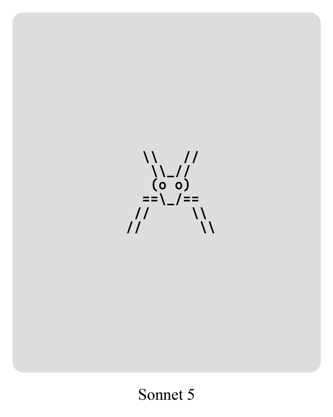 Butterfly in ascii art